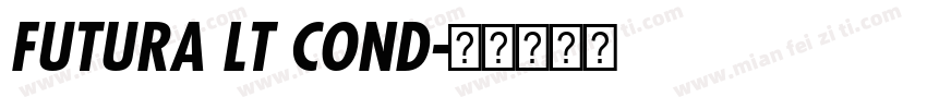 FUTURA LT COND字体转换